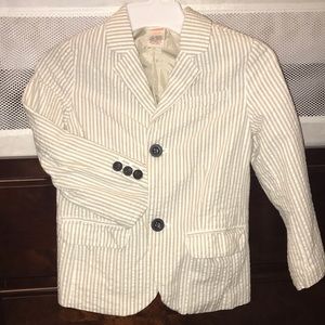 Gymboree Boys seersucker blazer